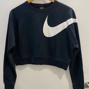 Nike cropped sweater